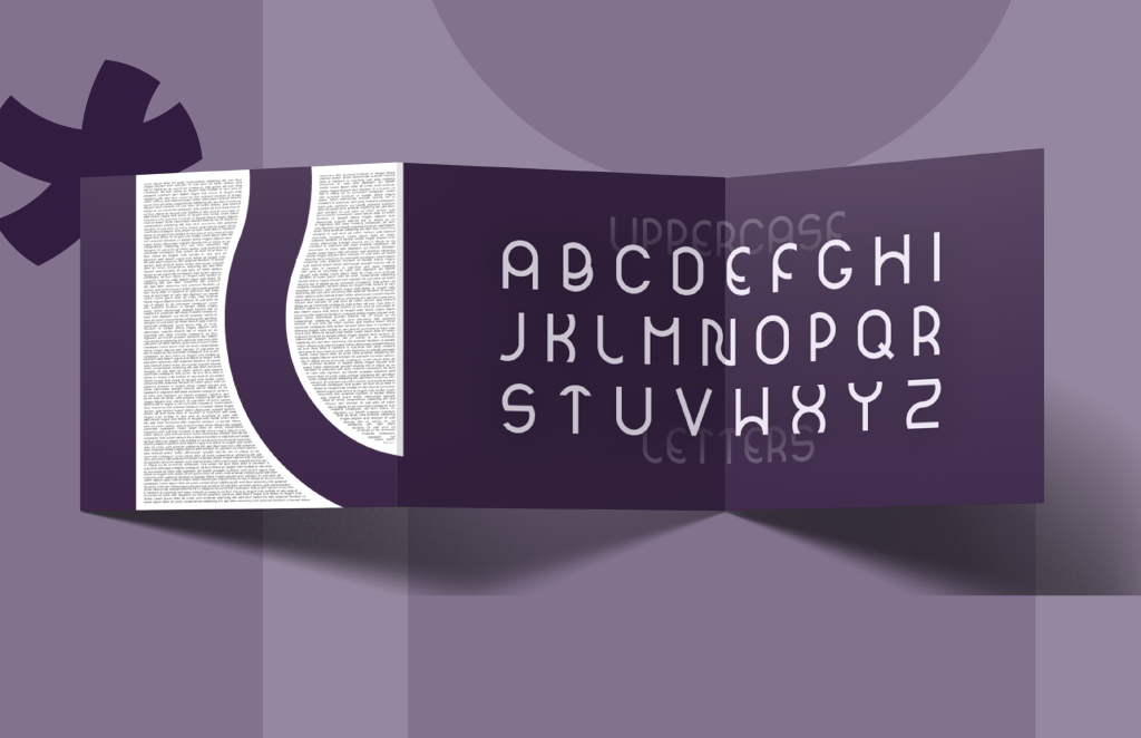 Capitales typographie Lunar - design graphique