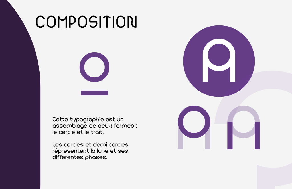 Composition 1 typographie Lunar - design graphique