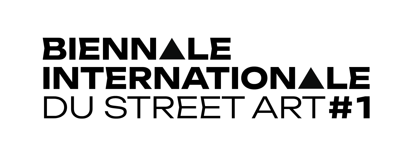 Premier logo pour la biennale internationale du street art à Lyon - design graphique