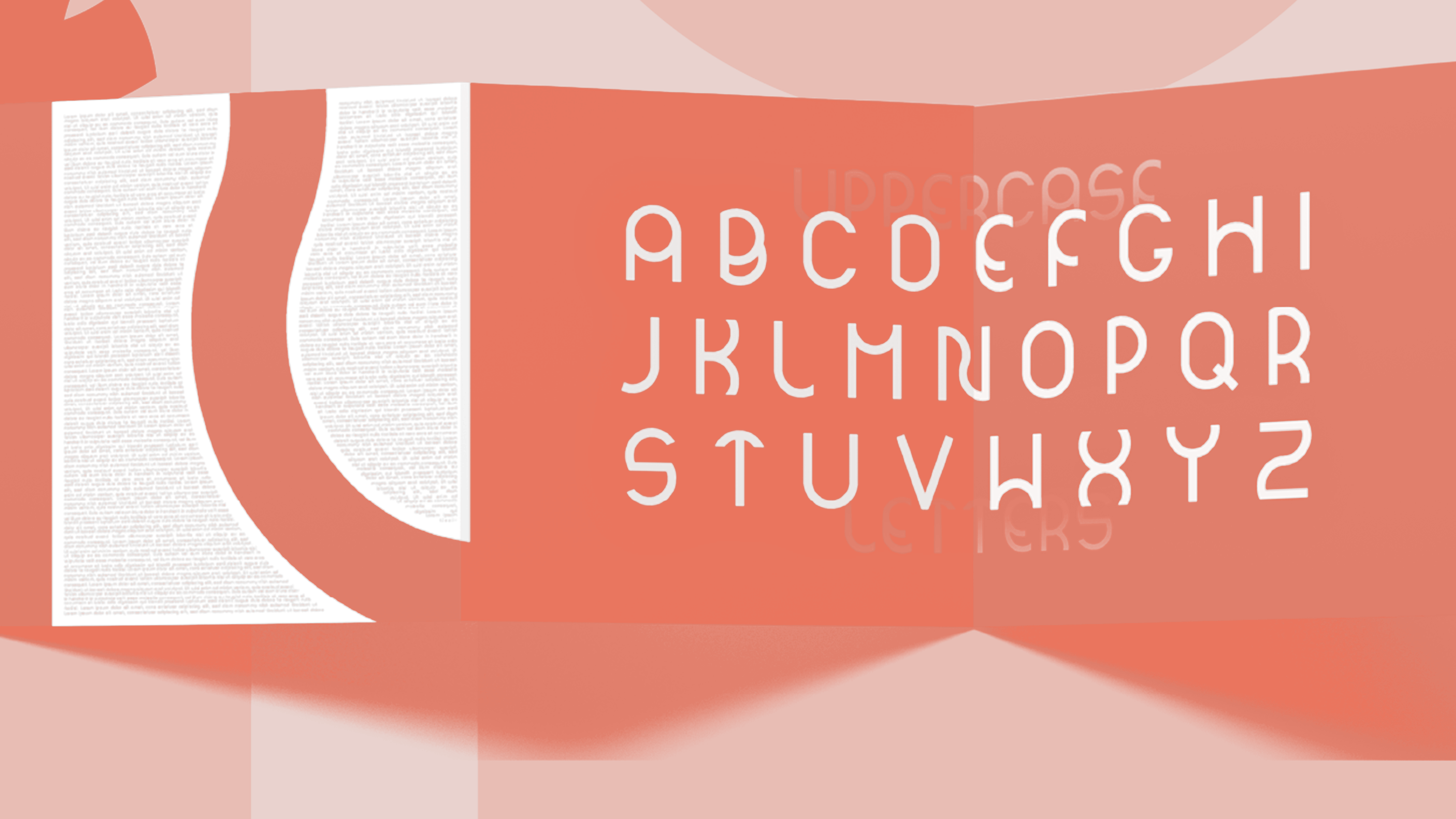 Mockup typographie Lunar - typographie - design graphique