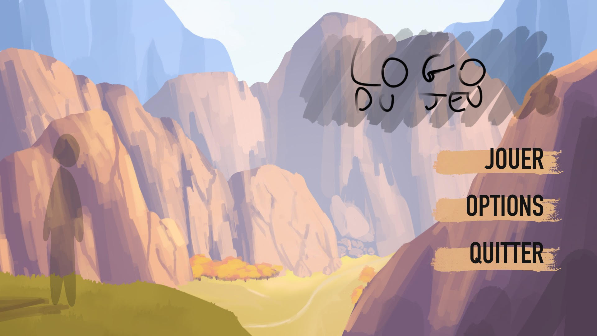 Concept art menu jeu