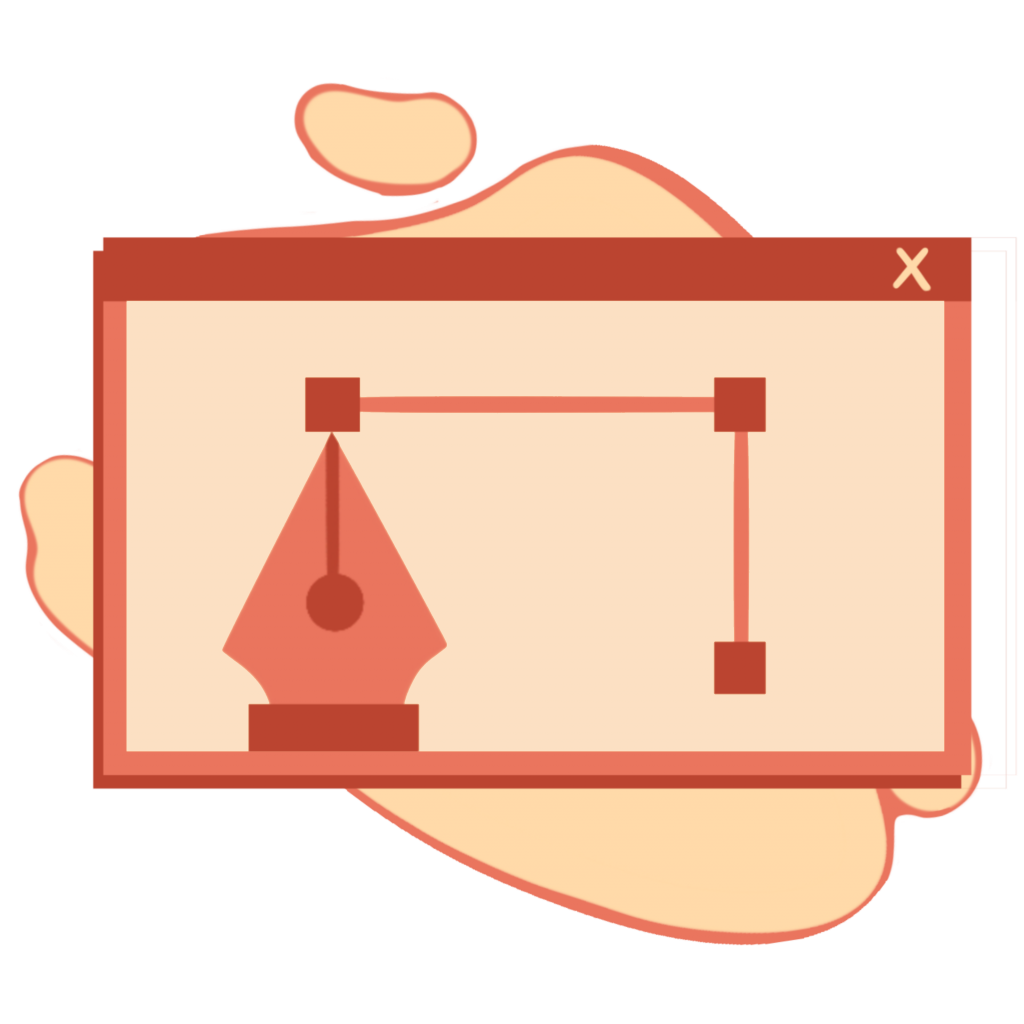 Illustration représentant le design graphique