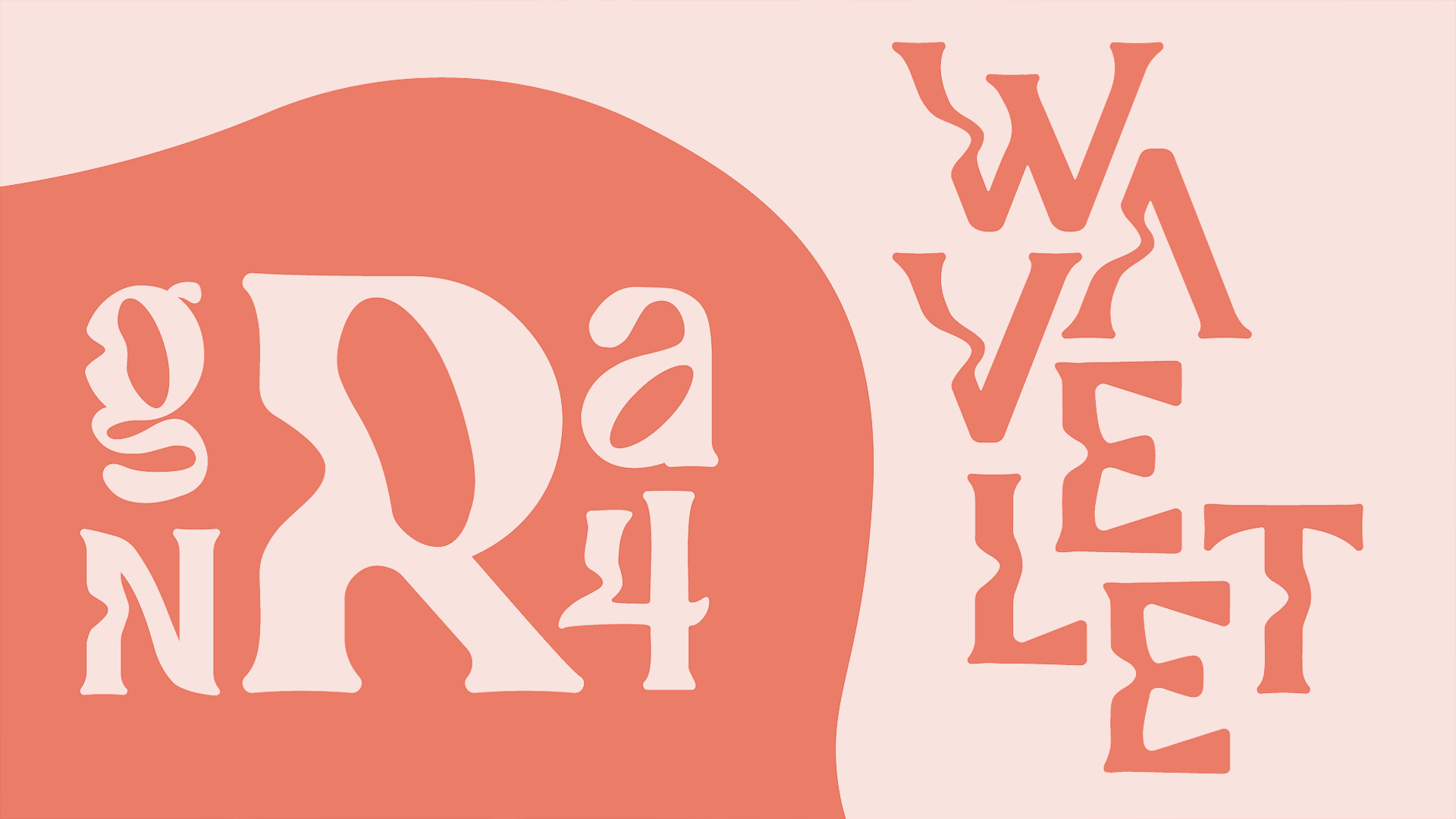 Visuel de la typographie Wavelet